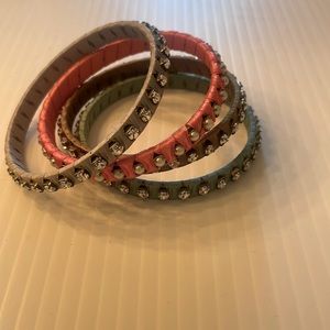 Set of four JCrew bangles